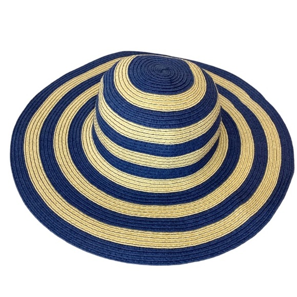 Infant Striped Floppy Sun Hat - Picture 1 of 11
